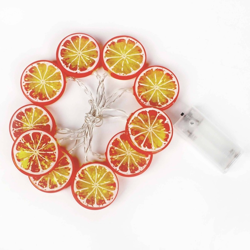 FUN DAY 10 LED Oranges String Lights - Picture 4 of 6